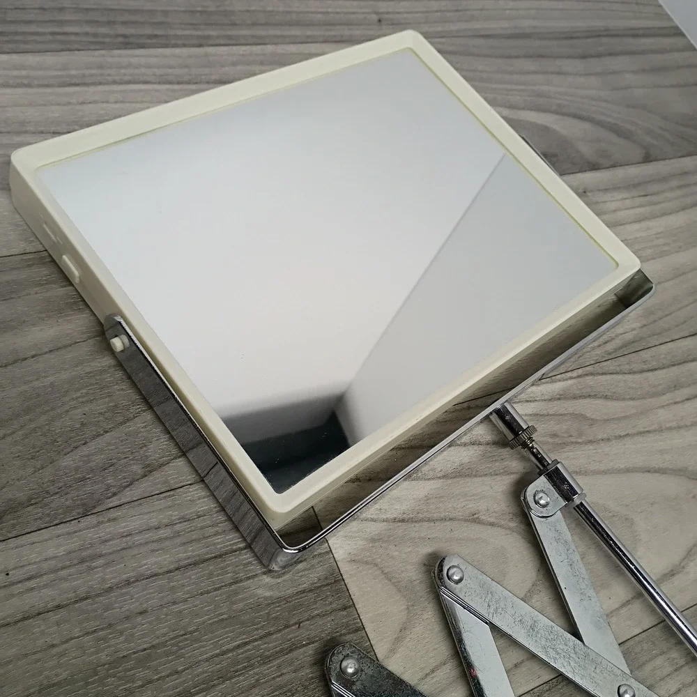 Vintage Telescoping Magnifying‎ Mirror Wall Mount Widmere Shaving Makeup Mirror